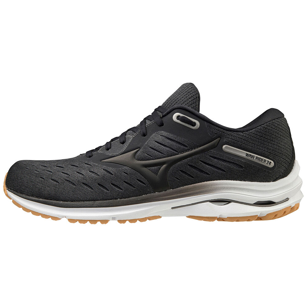 Mizuno Wave Rider 24 2E Férfi Futócipő Szürke/Fekete PVU972604